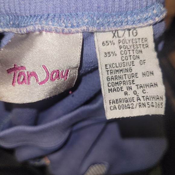 Vintage TanJay Embroidered Paisley Floral Sweatshirt 90s Womens XL - Picture 4 of 5